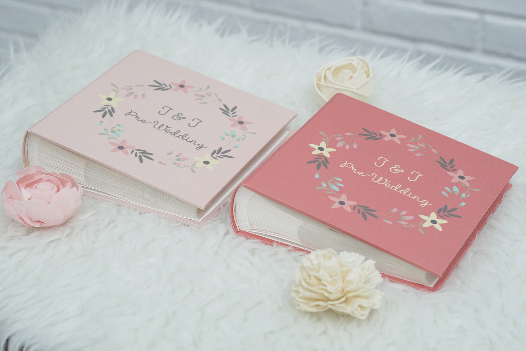 อัลบั้มสั่งทำใส่ชื่อ ลาย Floral Frame
