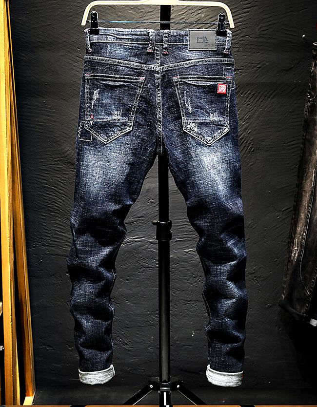 001023 ยีนส์ Sandcow Style Korean Version Diesel Jeans Denim Slim feet Size 28-40