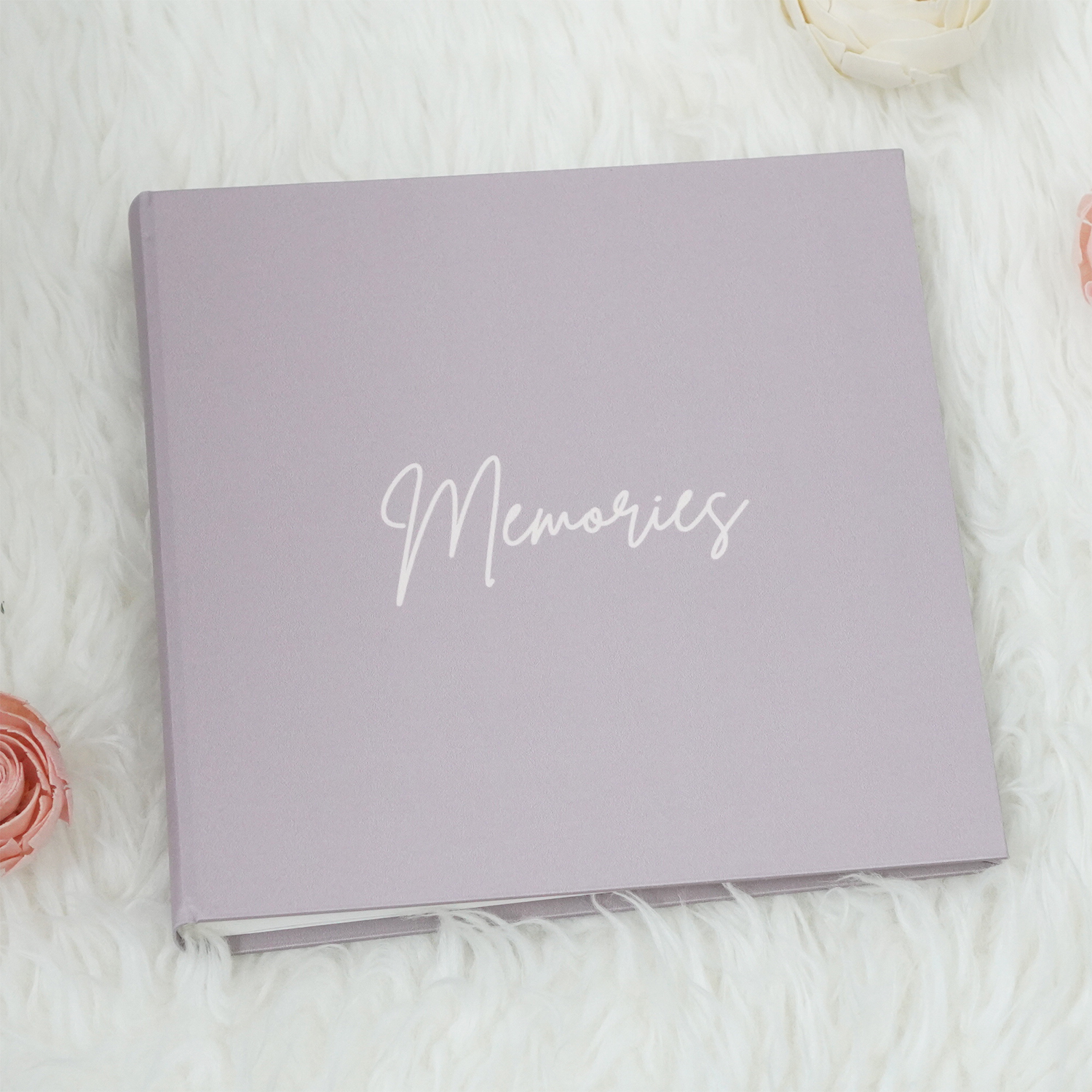 สมุดเซ็น สมุดอวยพร แบบพร้อมส่ง ขนาด 60 หน้า ลาย Minimal - Rose Taupe พร้อมข้อความ Memories