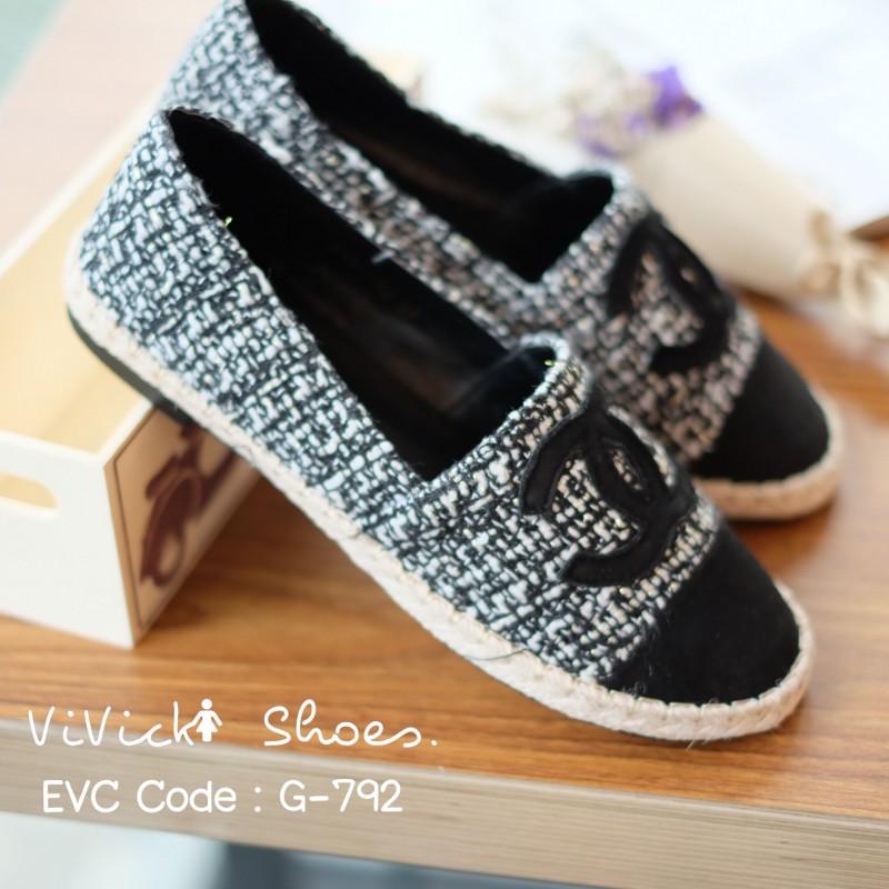 รองเท้า Style CC ผ้านุ่ม (สีเทา)