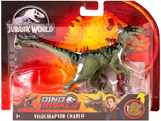 Mattel Jurassic World Dino Rivals Attack Pack Velociraptor Charlie (GFM06) แมทเทล จูราสสิค เวิลด์ ของเล่นแอ็กชั่นฟิกเกอร์ไดโนเสาร์ เวโลซีแรปเตอร์ ชาร์ลี