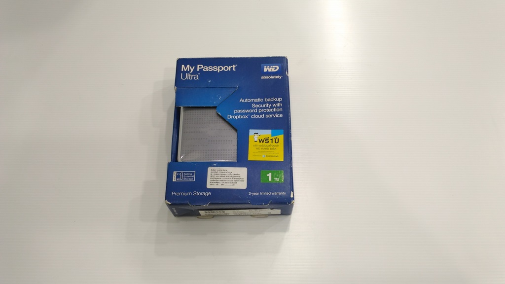 WD My Passport Ultra ขนาด 1TB. ประกันถึง 30/04/2018