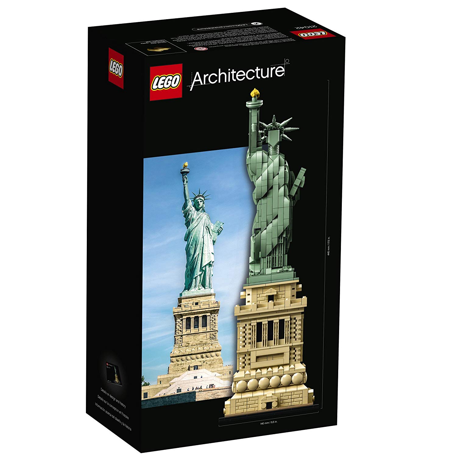 LEGO Architecture Statue of Liberty เลโก้ ตัวต่อเสริมทักษะ อาร์คิเทคเจอร์ สเตทเจอร์ ออฟ ลิเบอร์ตี้ รุ่น 21042