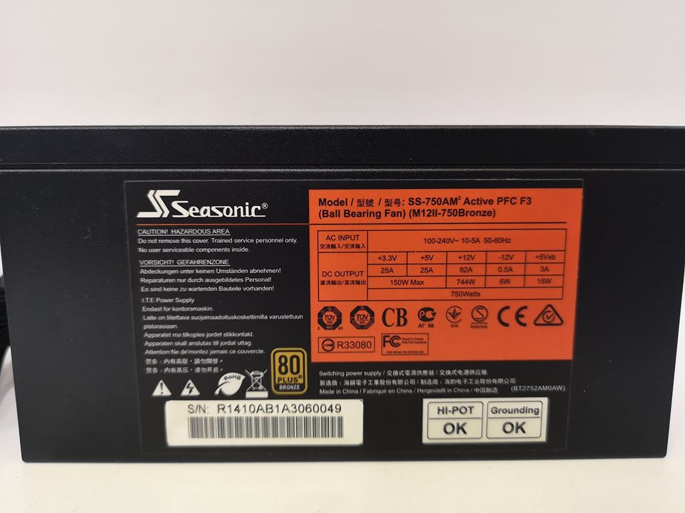 Seasonic SS-750AM 750W 80 Plus Bronze สายไม่ครบ