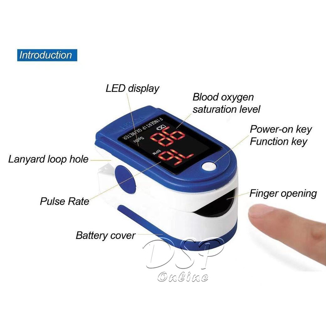 ขายถูก IF-OK-1:เครื่องวัดออกซิเจนปลายนิ้ว วัดออกซิเจนในเลือด เครื่องวัดชีพจร Pluse Oximeter