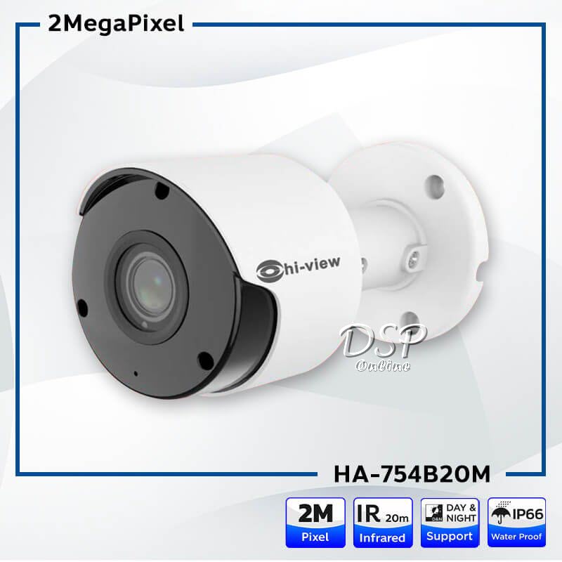 ขายถูก Hi-View HA-754B20M คมชัด 2 ล้านพิกเซล บันทึกภาพพร้อมเสียง ประกันศูนย์