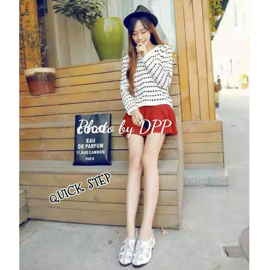 รองเท้า Dior Fusion Sneakers สีขาวดอกเงิน (ขอบเทา)