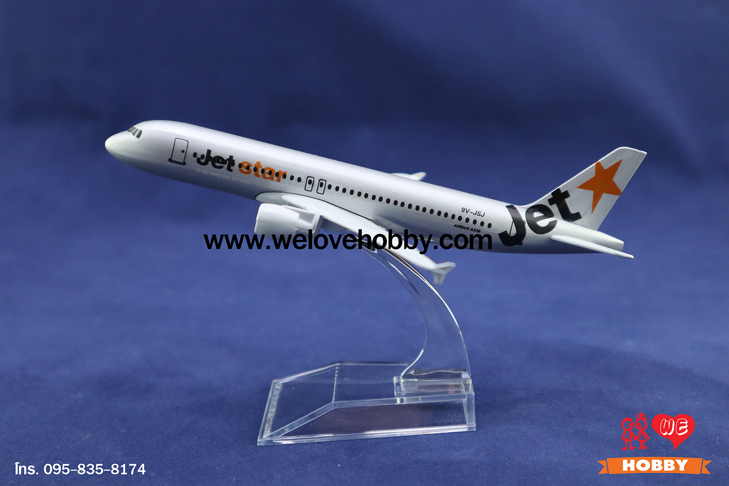 โมเดลเครื่องบิน Jet Star Airways ออสเตรเลีย (Airbus A320)