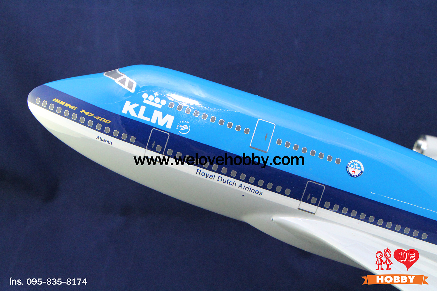 โมเดลเครื่องบิน KLM (Boeing 747-400) เนเธอร์แลนด์ ลำใหญ่