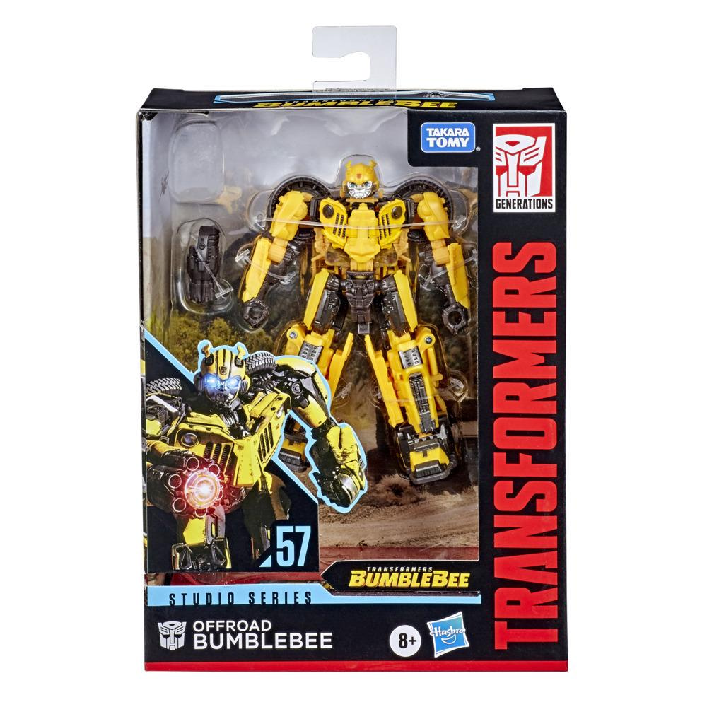 Hasbro Transformers Studio Series 57 Deluxe Class Offroad Bumblebee Action Figure 4.5 Inch ฮาสโบร ทรานสฟอเมอร์ส สตูดิโอ ซีรีย์ส 57 ดีลักซ์ คลาส หุ่นยนต์ออฟโรด บัมเบิ้ลบี 4.5 นิ้ว ลิขสิทธิ์แท้