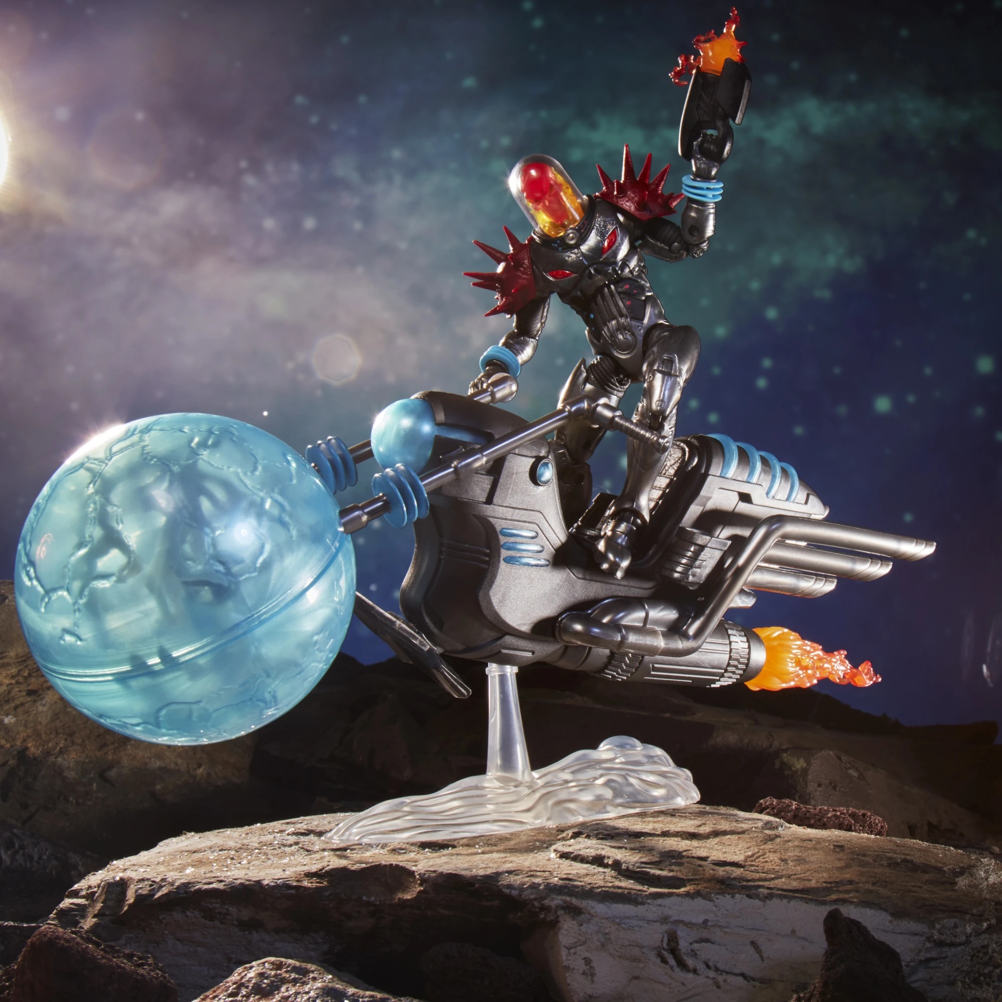 Hasbro Marvel Legends Series Cosmic Ghost Rider 6-inch Figure ฮาสโบร มาร์เวล เลเจนด์ ซีรี่ย์ส หุ่นโมเดลฟิกเกอร์ คอสมิค โกสท์ ไรเดอร์ ขนาด 6 นิ้ว พร้อมมอเตอร์ไซด์ ลิขสิทธิ์แท้