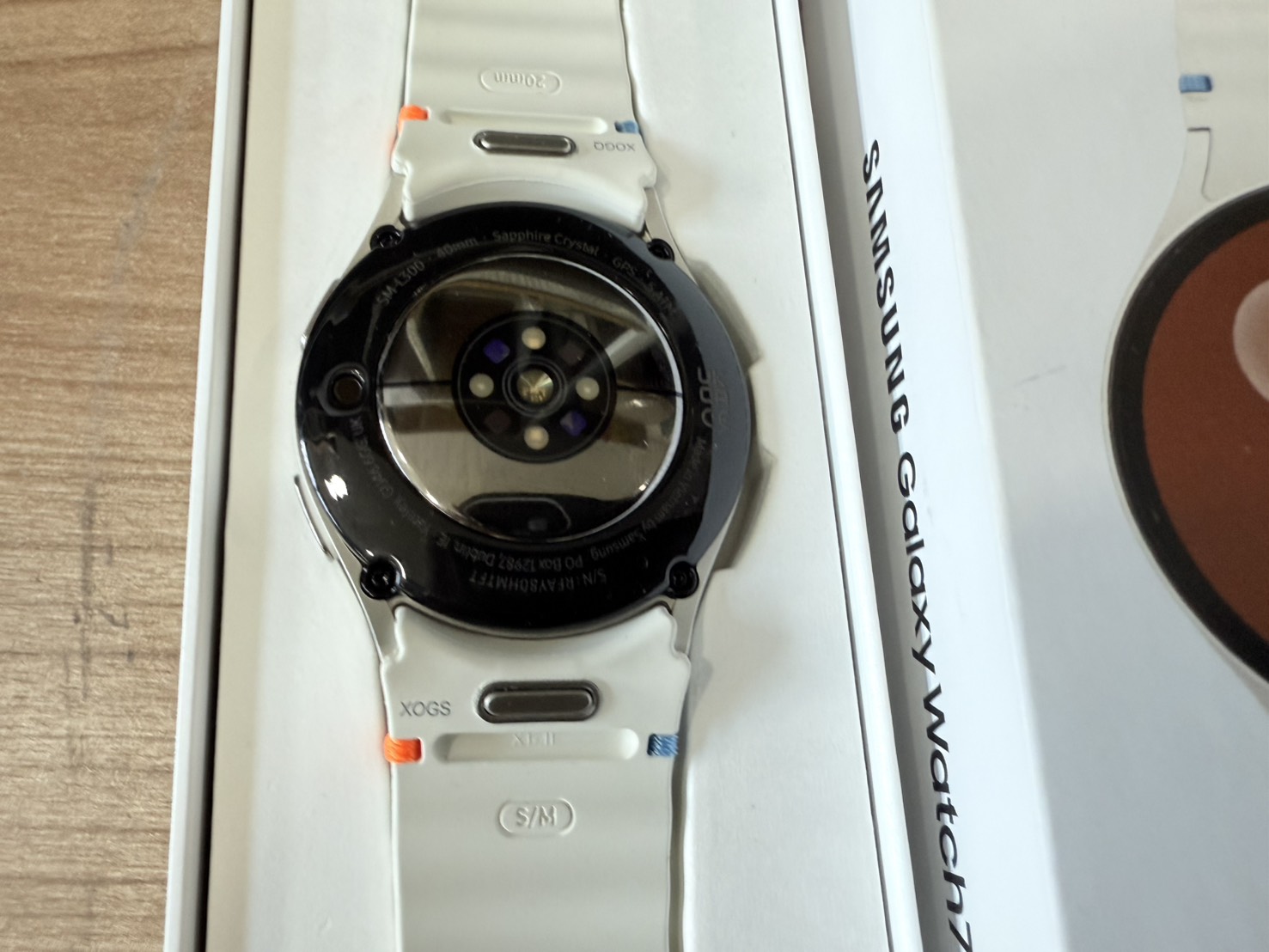 สมาร์ทวอทช์ Samsung Galaxy Watch 7+สายชาร์จ (40mm Cream)