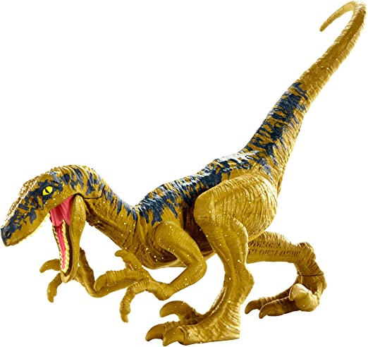 Mattel Jurassic World Dino Rivals Attack Pack Velociraptor Delta (GCR46) แมทเทล จูราสสิค เวิลด์ ของเล่นแอ็กชั่นฟิกเกอร์ไดโนเสาร์ เวโลซีแรปเตอร์ เดลต้า