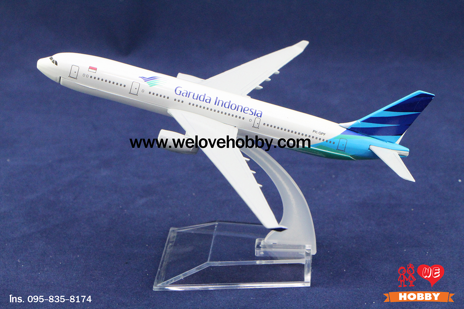 โมเดลเครื่องบิน Garuda Indonesia Airlines อินโดนิเซีย (Airbus A330)