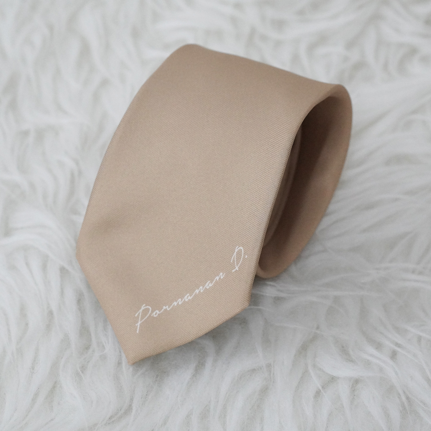 เนคไท สั่งทำใส่ชื่อ ขนาด 3" - Minimal - Gold