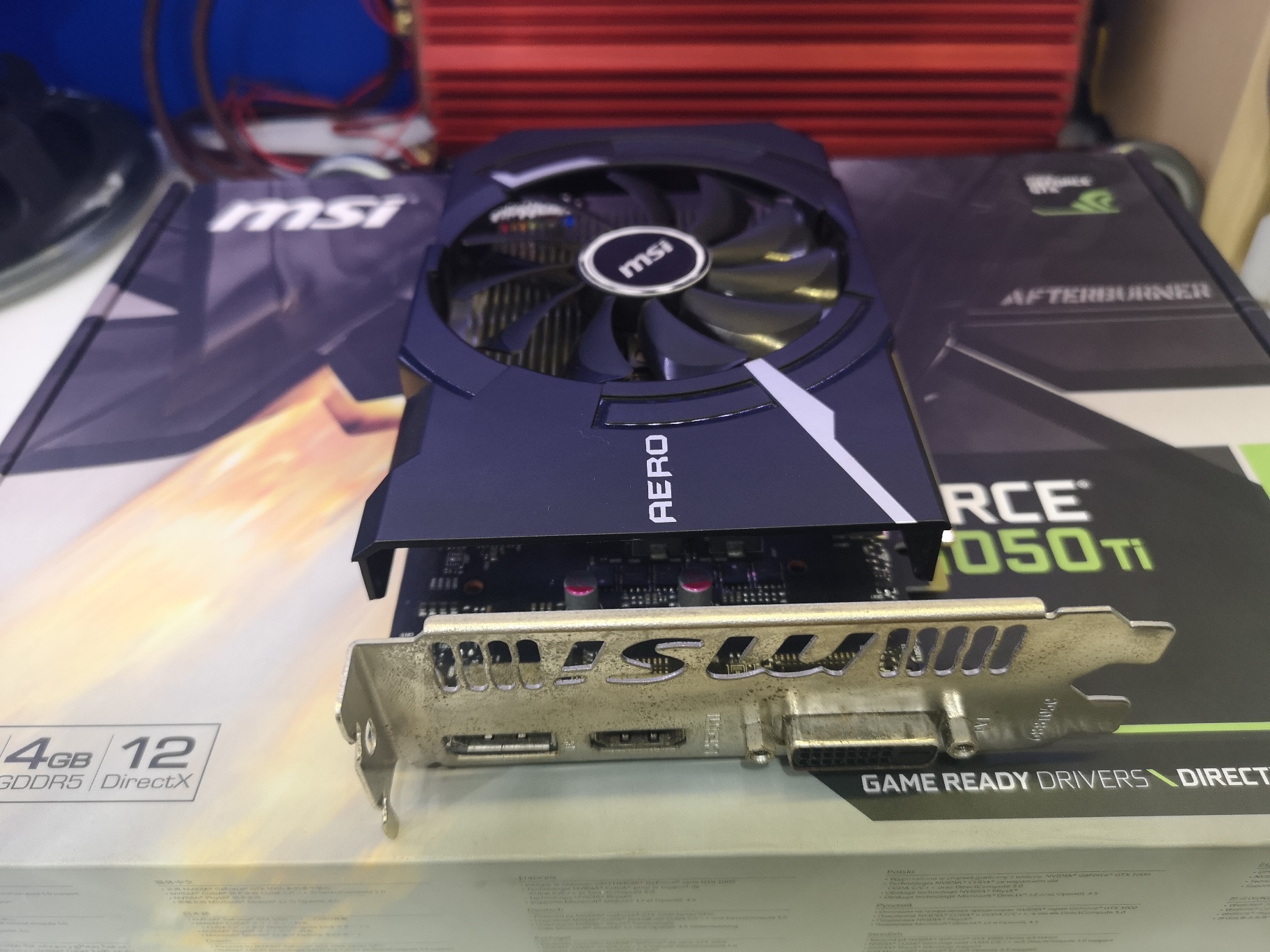 MSI GTX 1050 AERO ITX 2G OC JIB 01/2021