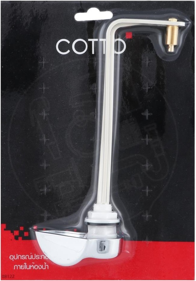 COTTO Z124 มือกดน้ำ มือกดพร้อมก้านสุขภัณฑ์ C1401
