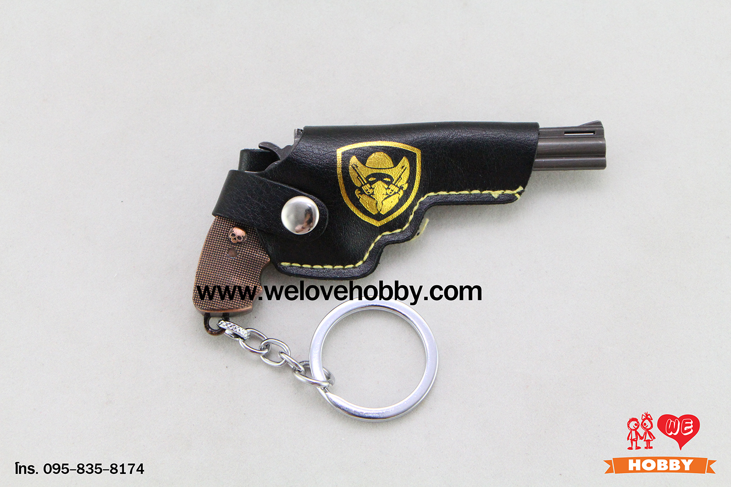 พวงกุญแจ PUBG (PLAYERUNKNOWN'S BATTLEGROUNDS) : ปืนพกลูกโม่ Colt Trooper Revolver พร้อมซองใส่ปืน