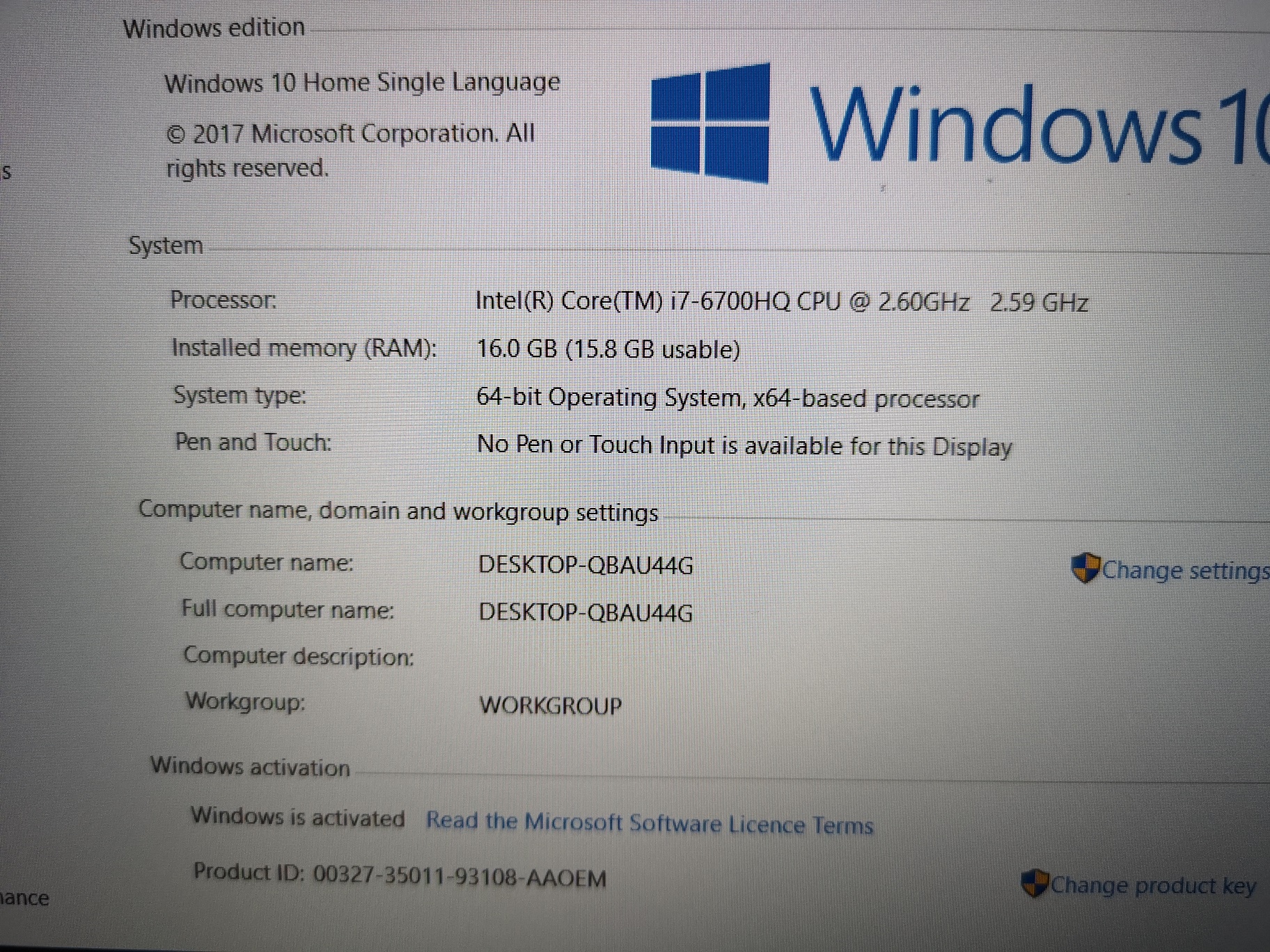 LENOVO IdeaPad 700-15ISK