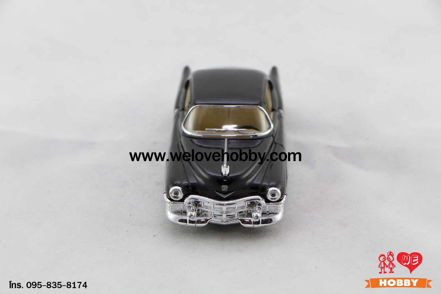 โมเดลรถ 1953 Cadillac Series 62 สีดำ Scale 1:43