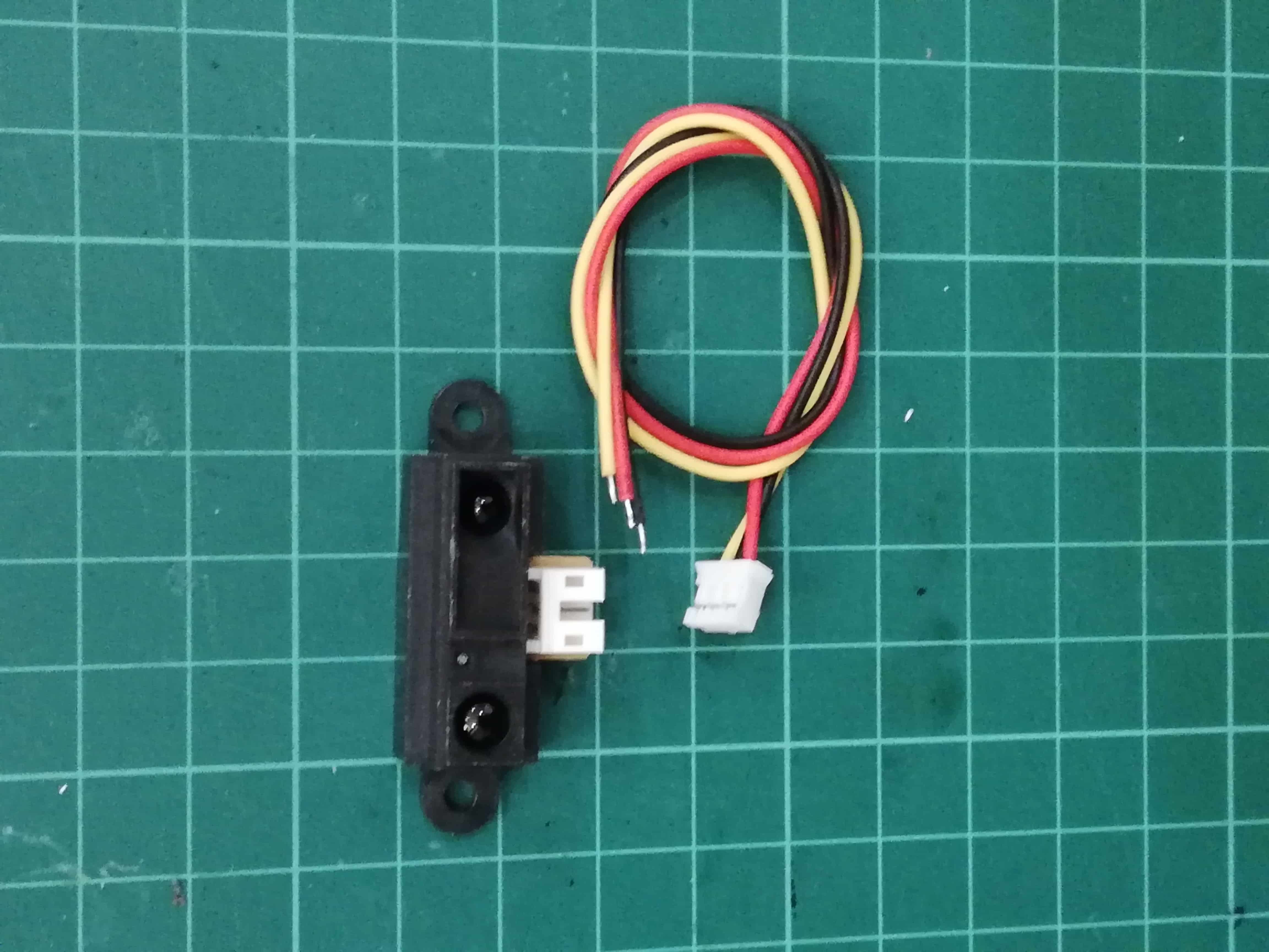 GP2Y0A21YK0F Infared distance 10-80 Cm.