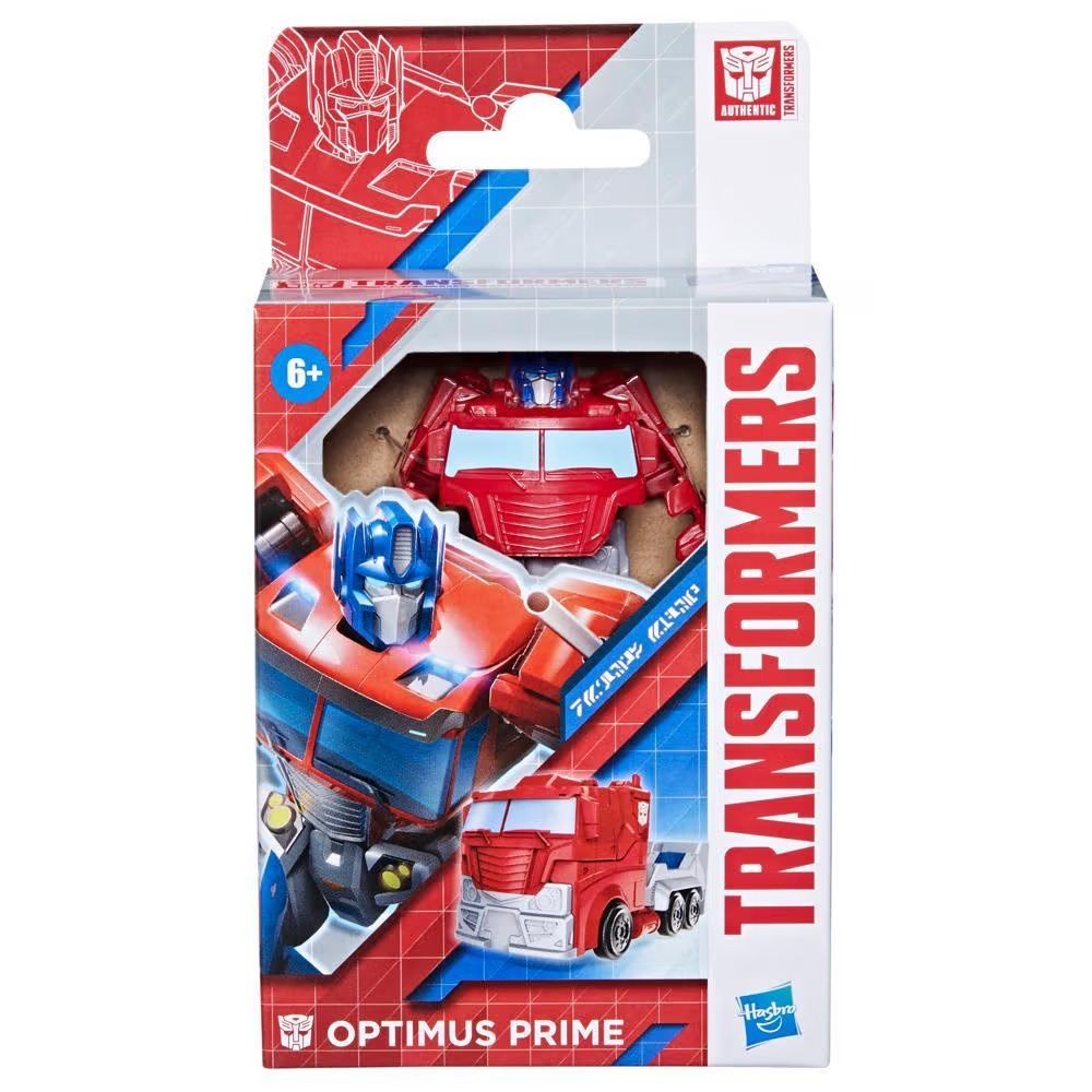 Hasbro Transformers Authentics Bravo Optimus Prime Action Figure ฮาสโบร ทรานสฟอเมอร์ส ออเทนติกส์ บราโว่ หุ่นยนต์ออพติมัส ไพรม์ ขนาด 4.5 นิ้ว ลิขสิทธิ์แท้