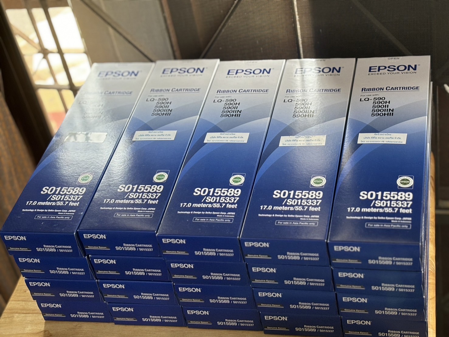 ตลับผ้าหมึก (Ribbon) EPSON LQ-590 (S015589/S015337)