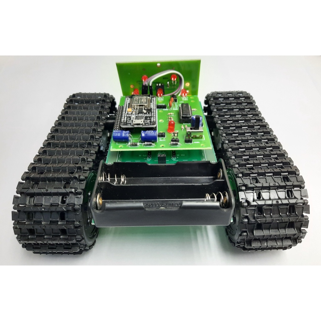 MB110 หุ่นยนต์ MICROBOT รถถังตีนตะขาบเขียนโปรแกรมและควบคุมด้วย WiFi