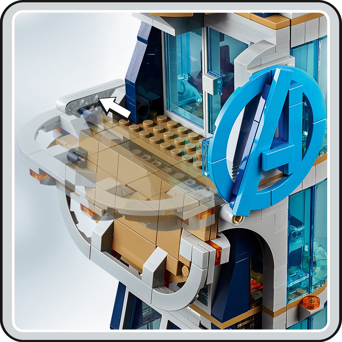 LEGO ตัวต่อเสริมทักษะ เลโก้ Marvel Avengers: Avengers Tower Battle รุ่น 76166