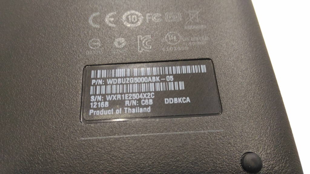 WD Elements 500GB. USB3.0