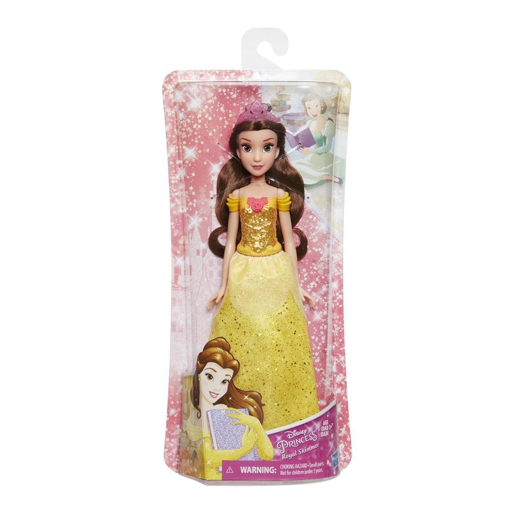 Hasbro Disney Princess Royal Shimmer Belle ฮาสโบร ดิสนี่ย์ ปริ๊นเซส ตุ๊กตาเจ้าหญิง เบลล์ ขนาด 11.5 นิ้ว ลิขสิทธิ์แท้