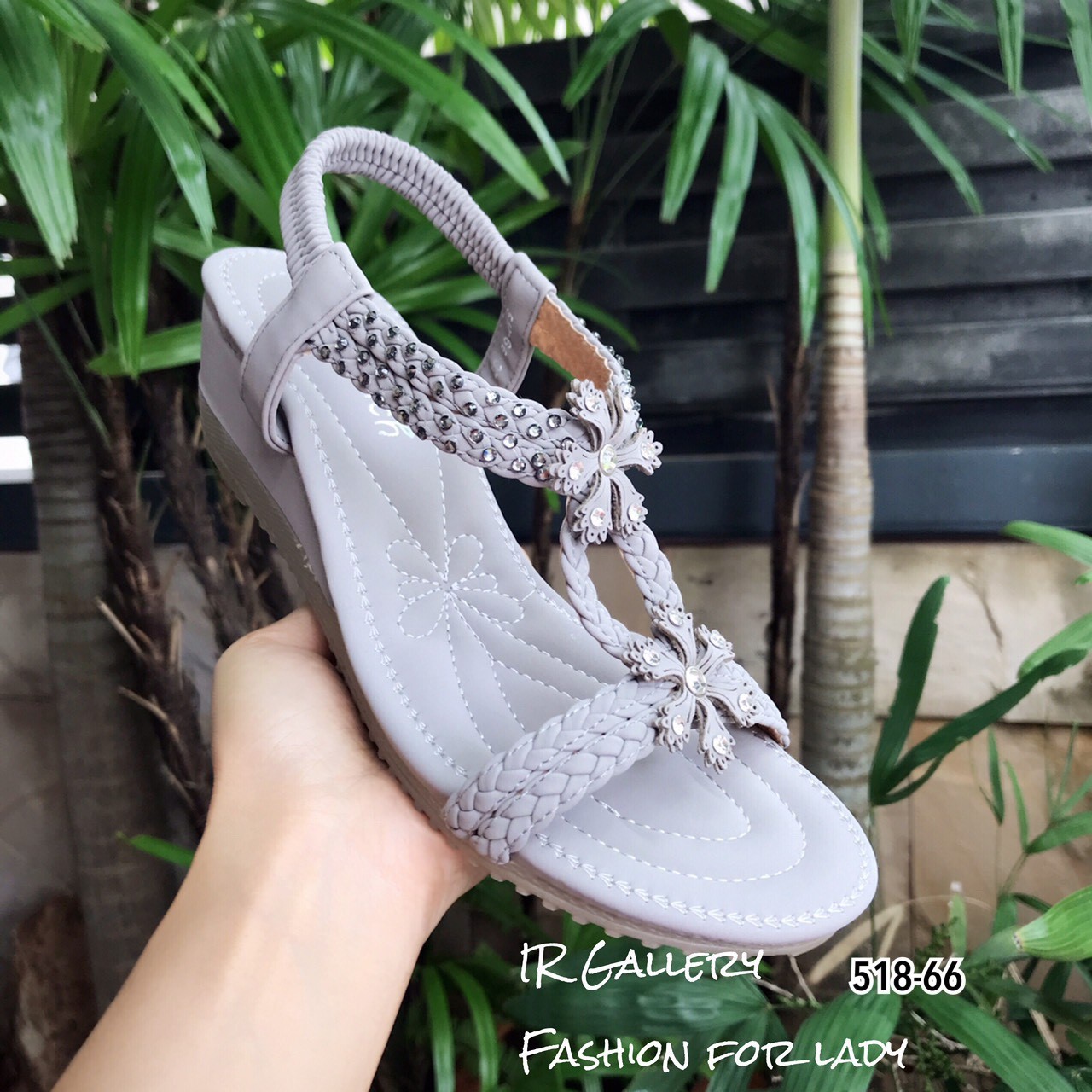 รองเท้าแตะเพื่อสุขภาพสไตล์ Cherich (สีแทน)