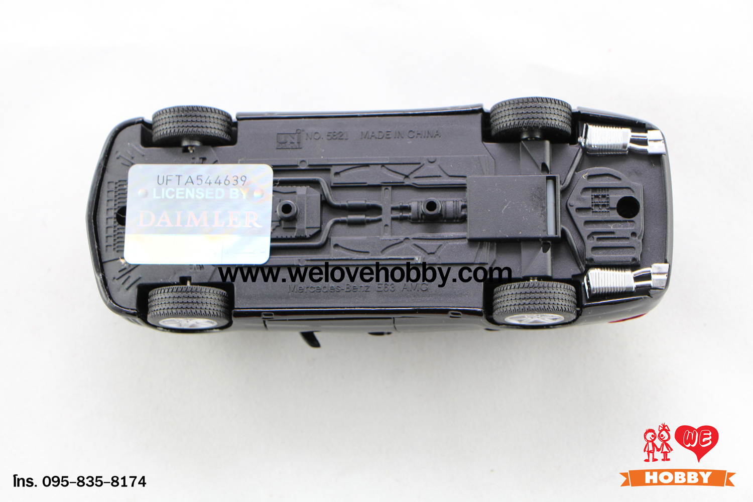 โมเดลรถ Mercedes-Benz E63 AMG สีดำ Black E-Class Scale 1:36