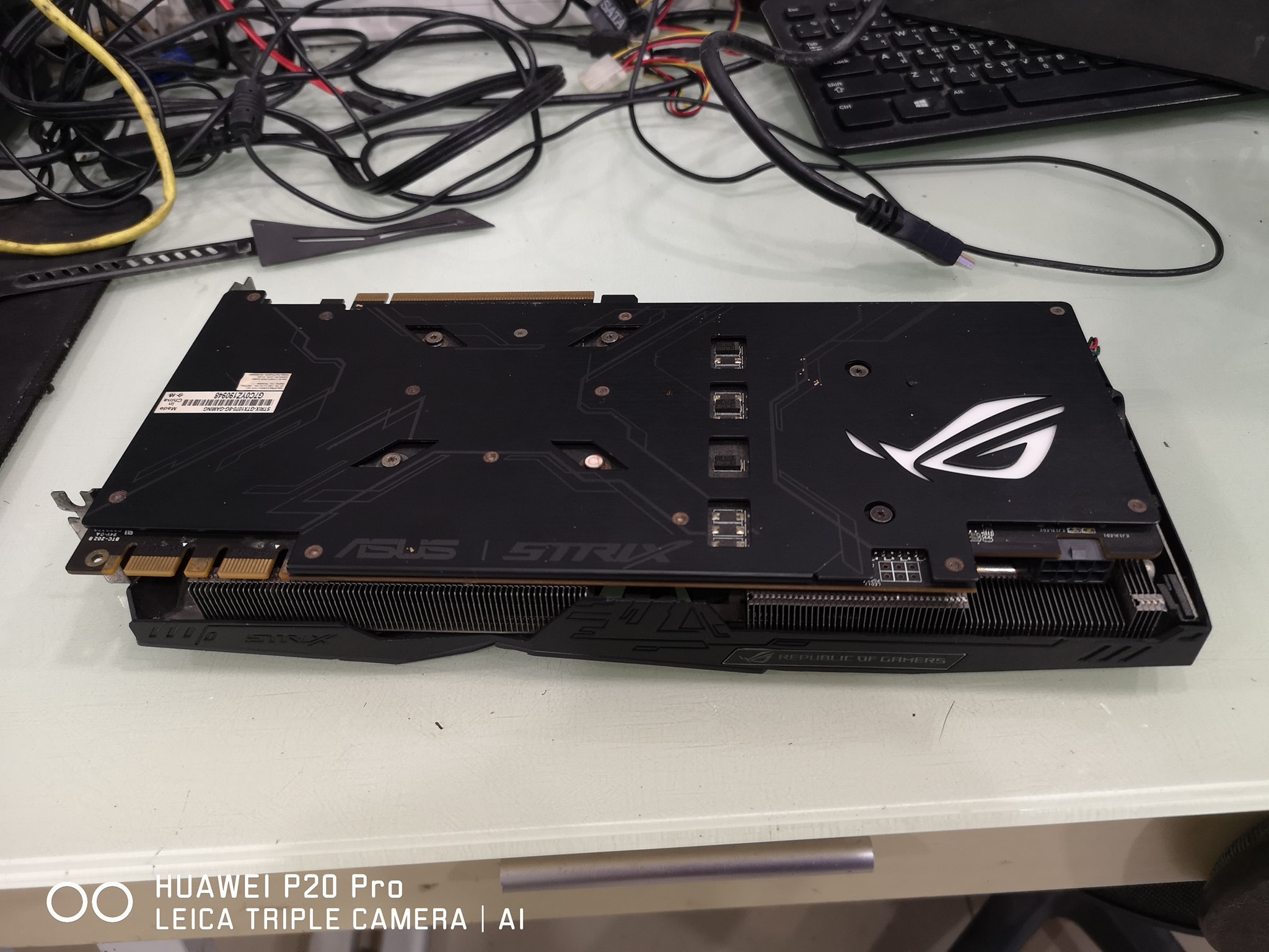 ASUS ROG Strik GTX1070 OC 8GB. GAMING มือสอง สภาพดี รับประกัน 1 เดือน