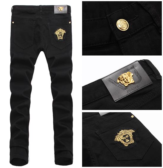 001011 ยีนส์ Ajaz James Style Versace Italy New Summer 2019 Jeans Denim Slim feet Size 28-38
