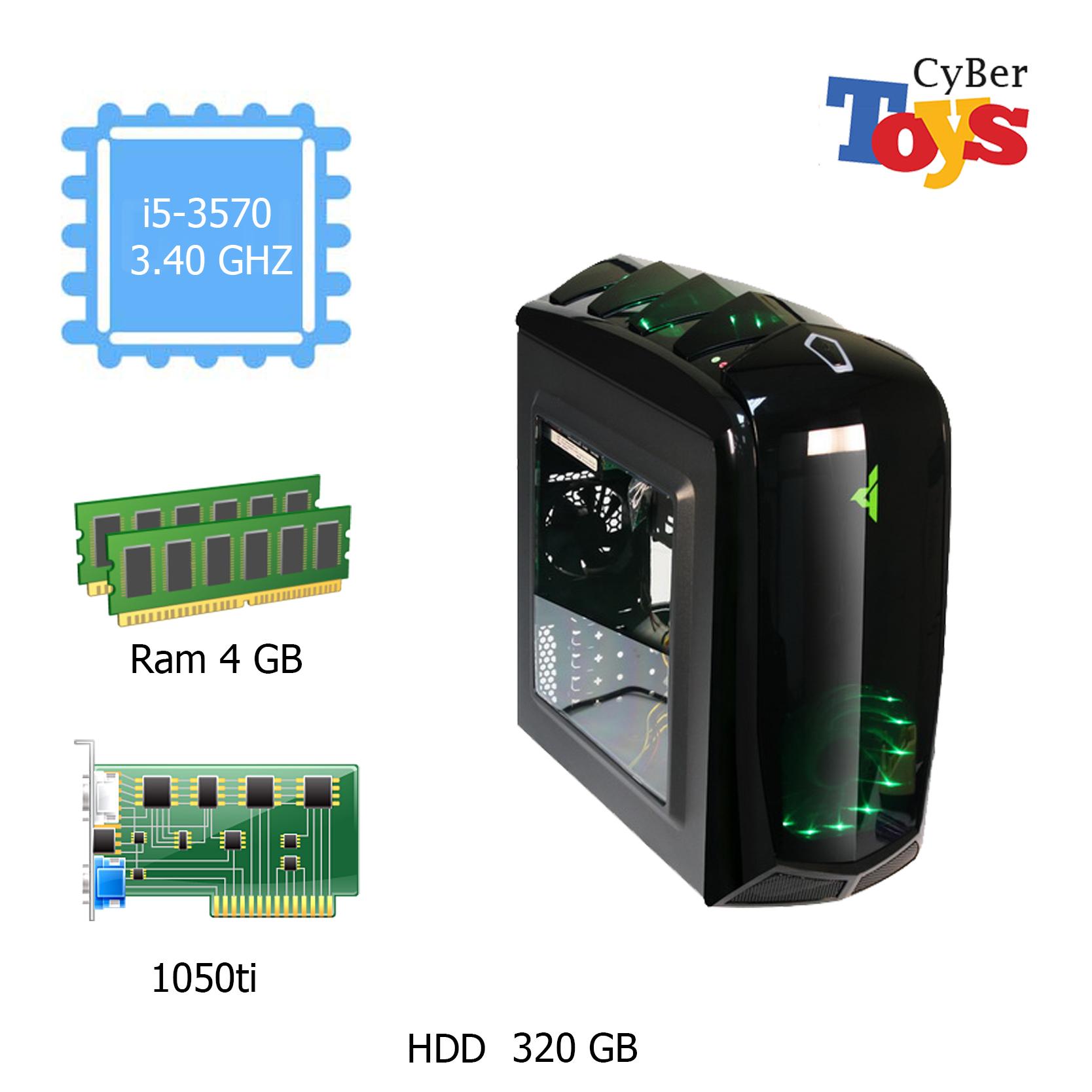 PC i5 เจน 3 สำหรับคนชอบเล่นเกมส์ การ์ดจอ 1050Ti เคส i2-20