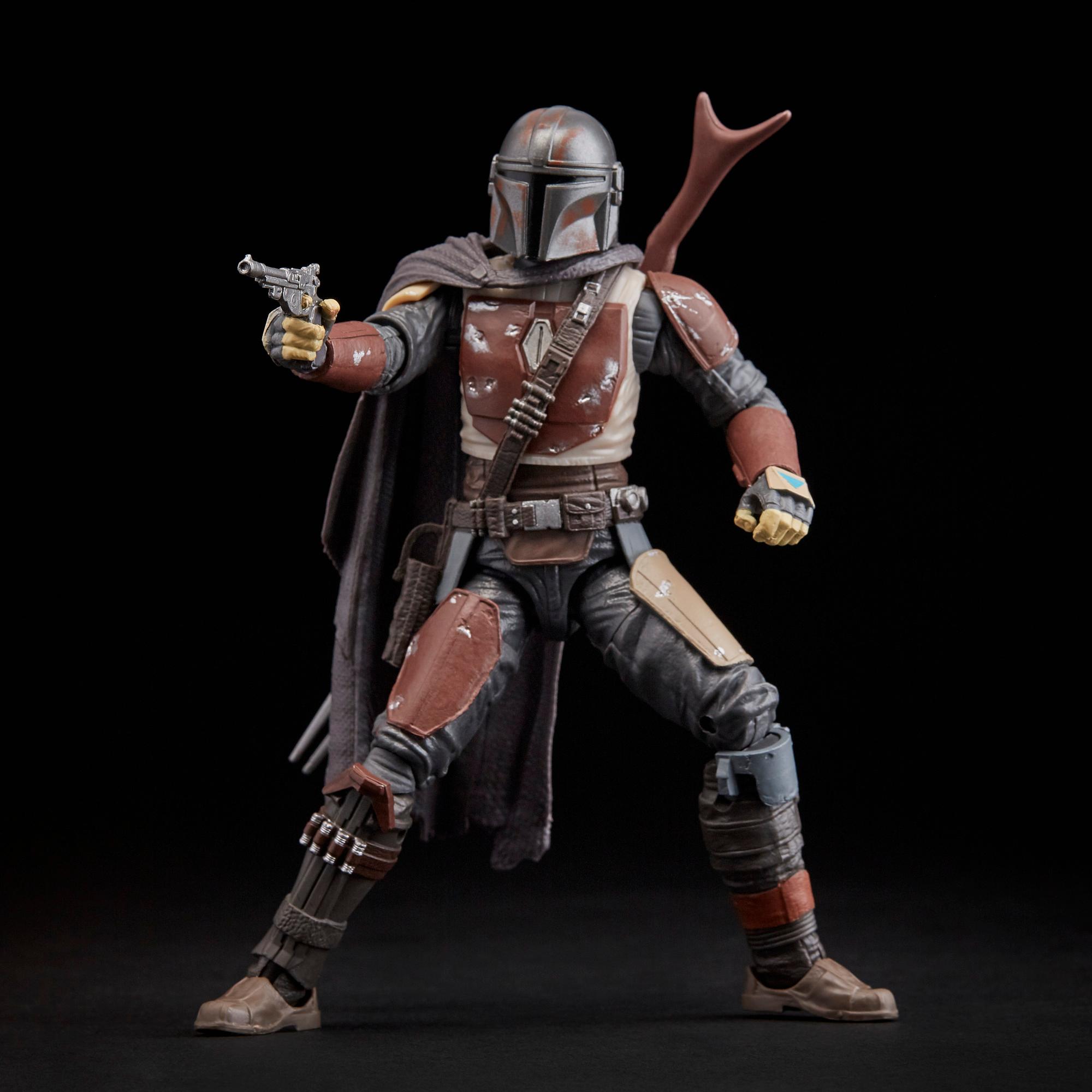 Hasbro Star Wars The Black Series The Mandalorian 6-inch-scale Figure ฮาสโบร สตาร์ วอร์ส เดอะ แบล็ค ซีรีส์ หุ่นโมเดลฟิกเกอร์ เดอะ แมนดาโรเลี่ยน ขนาด 6 นิ้ว ลิขสิทธิ์แท้