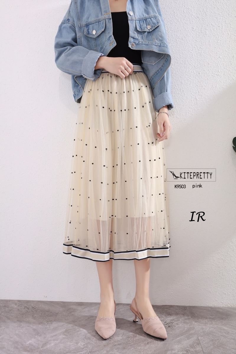 รองเท้าคัทชูรัดส้นผ้าไหมถัก (สีดำ)