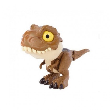 Mattel Jurassic World Snap Squad Attitudes Tyrannosaurus Rex (GXW62) แมทเทล จูราสสิค เวิลด์ ของเล่นแอ็กชั่นฟิกเกอร์ไดโนเสาร์ ไทแรนโนซอรัส เร็กซ์ (ที. เร็กซ์) สีน้ำตาล