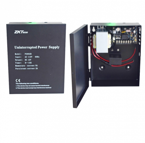 ขายถูก ZKteco ตู้พาวเวอร์ซัพพลาย Power Supply 12V 5A รุ่น ZK-PS902B