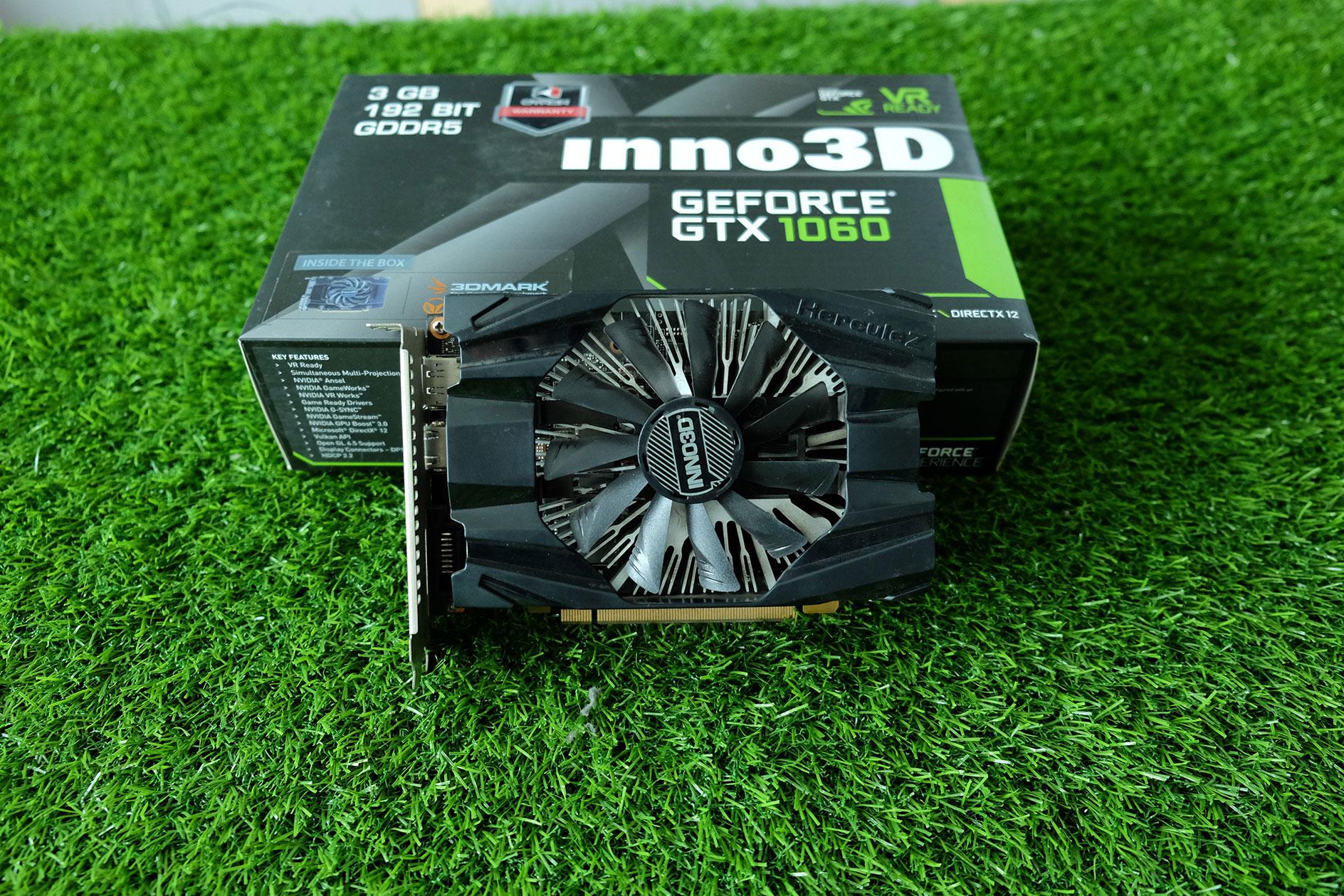 Graphic Card GTX1060 3G INNOD3D ราคาประหยัด ประกัน 6 เดือน