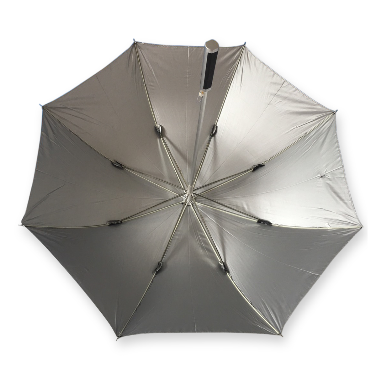 ร่มตอนเดียว27นิ้วมียูวีโครงอลูมิเนียมด้ามจับตรง