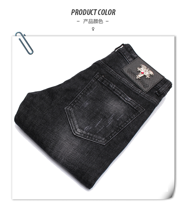 000992 ยีนส์ Ajaz James Style Euro Italy New Summer 2019 Jeans Denim Slim feet Size 28-38 สำเนา