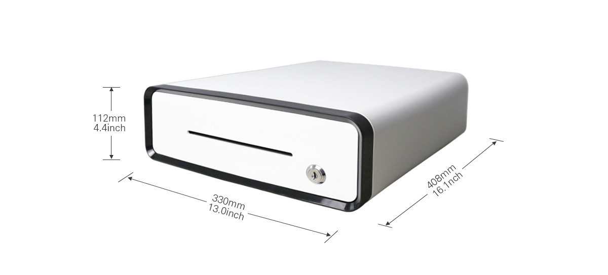 ขายถูก MAKEN CX-330A ลิ้นชักเก็บเงิน ลิ้นชักเก็บเงิน ขาว Stylish Cash Drawer