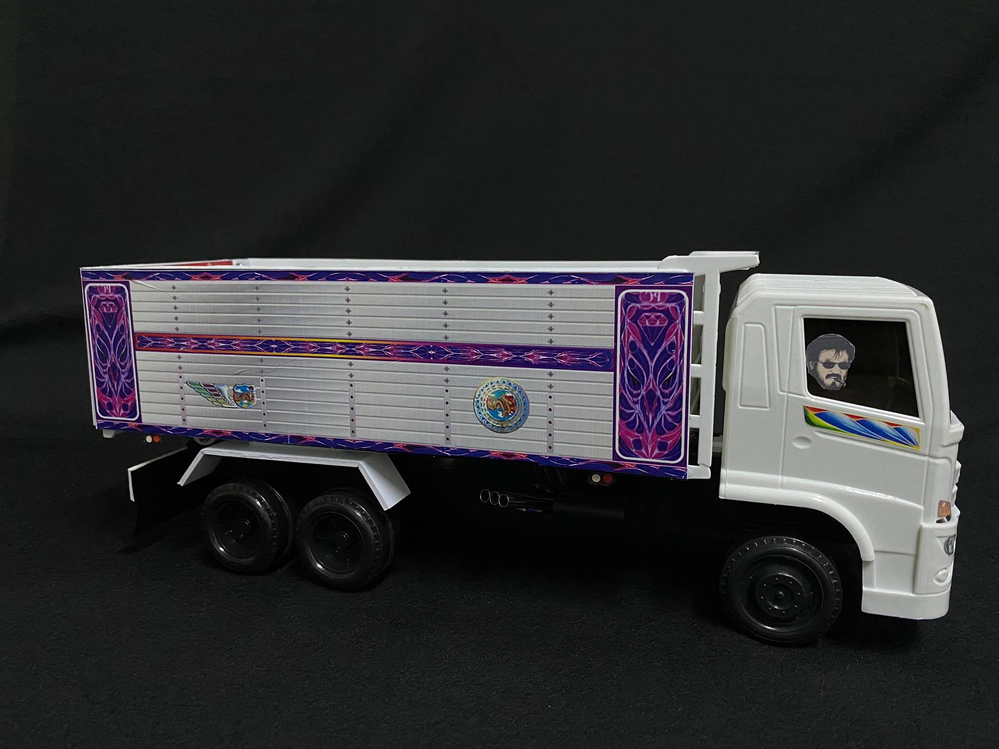 รถดั้มพ์ 1/24 กระบะลายสีม่วง ราคาแล้วแต่แบบ