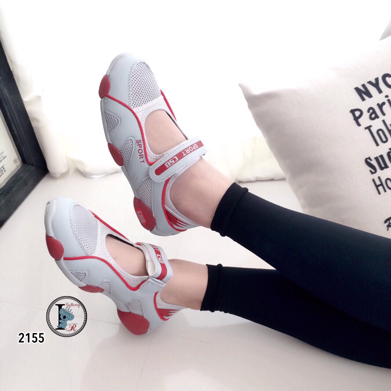 รองเท้าเพื่อสุขภาพ CSB เมจิกเทป (สีเขียว)