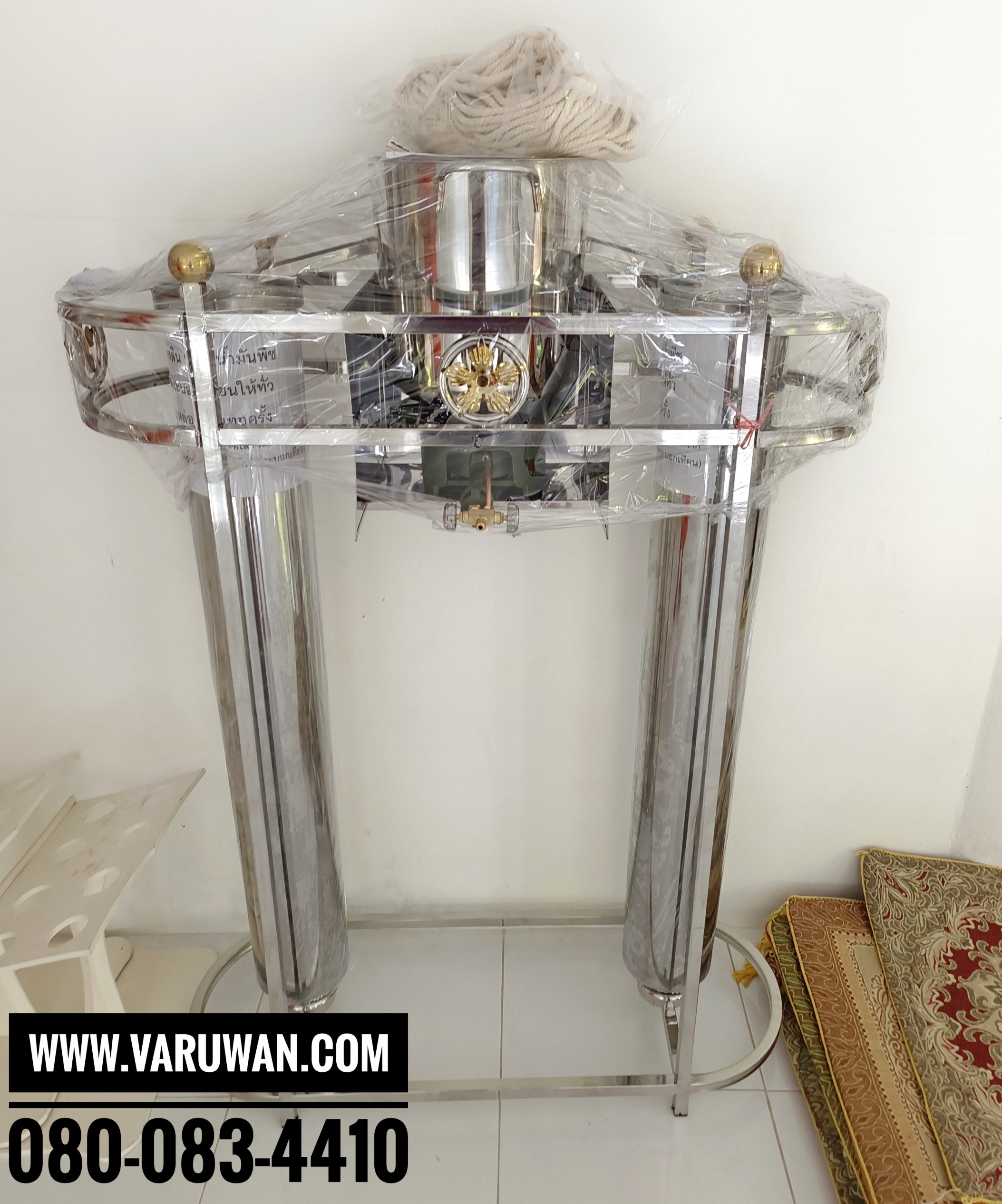 เครื่องหล่อเทียนพรรษาสแตนเลส แบบคู่