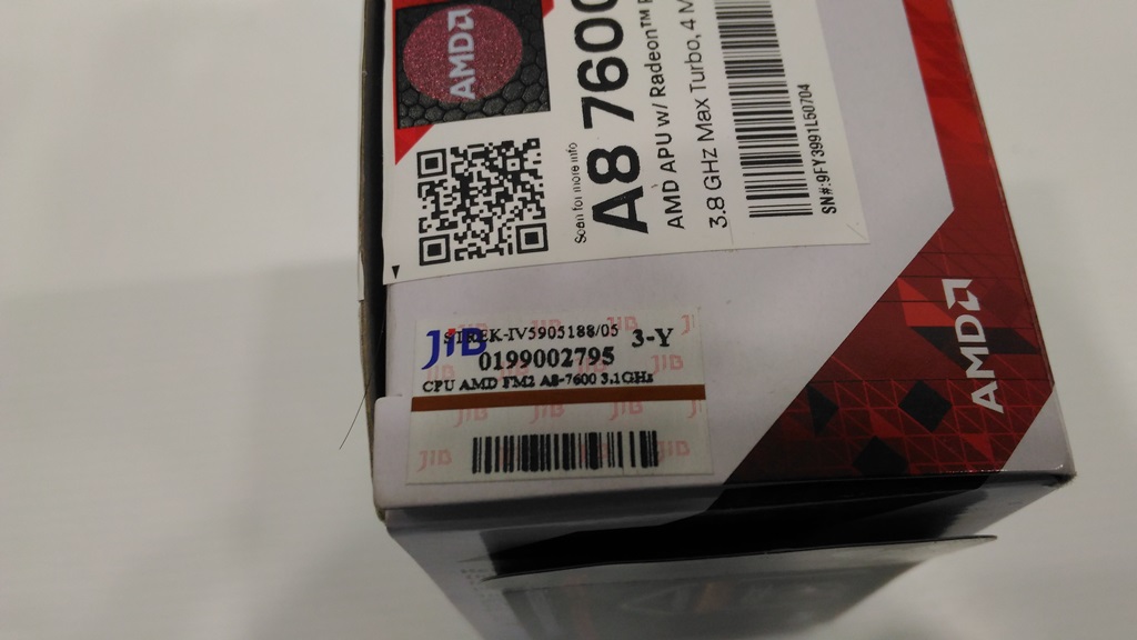 A8-7600 + GA-F2A68HM-DS2 ประกัน JIB 07/2019