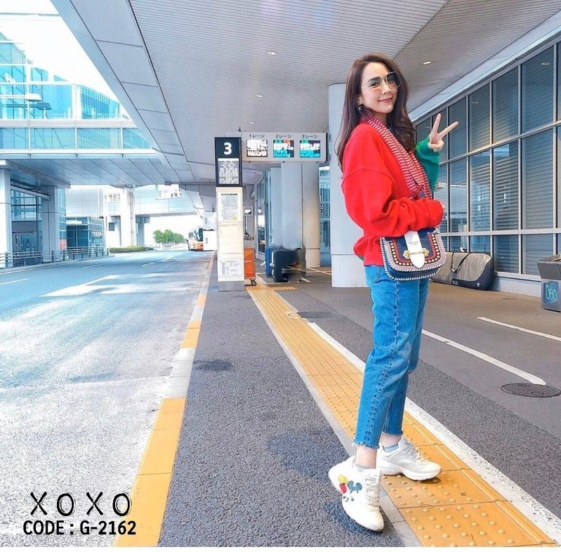 รองเท้าผ้าใบ GG x Mickey Mouse