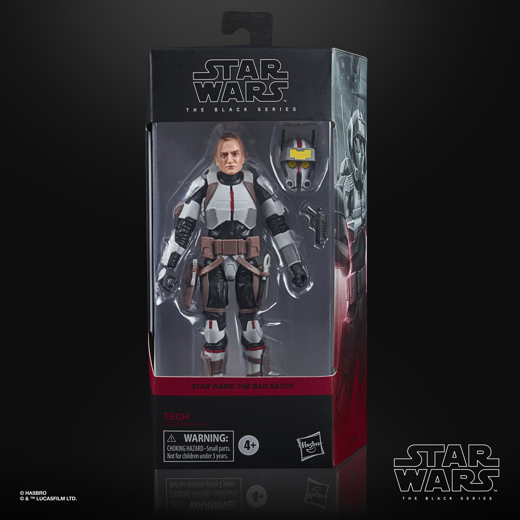 Hasbro Star Wars The Black Series Bad Batch Tech 6-inch-scale Figure ฮาสโบร สตาร์ วอร์ส เดอะ แบล็ค ซีรีส์ หุ่นโมเดลฟิกเกอร์ แบด แบทซ์ เทค ขนาด 6 นิ้ว ลิขสิทธิ์แท้
